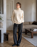 Luciana Women’s Cashmere Turtleneck Sweater – Soft Luxury Knit with Elegant Fit