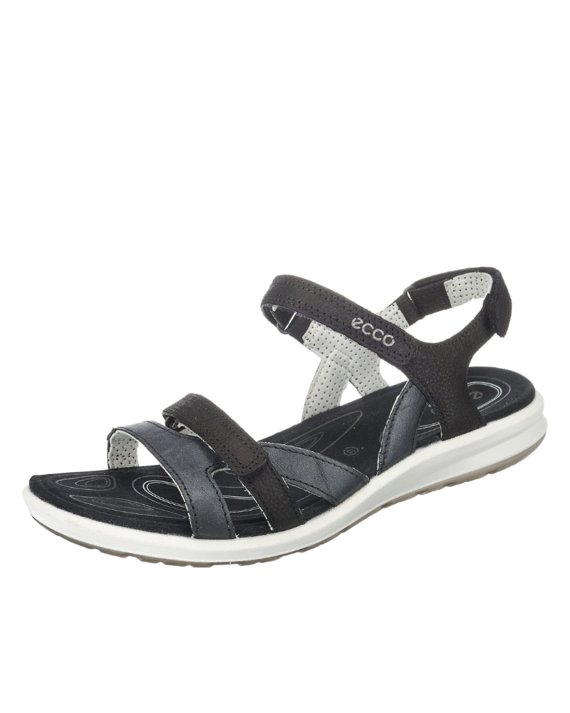 Isla Women’s Strap Sandals – Leather Outdoor Sandals with Velcro Closure