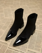 Gabrielle Women’s Ankle Boots – Block Heel Bottines with Non-Slip Sole