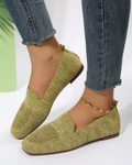 Jasmine Women's Mesh Slip-On Shoes – Lightweight Breathable Walking Sneakers