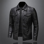 Robert Men’s Leather Jacket – Premium Slim Fit Jacket with Timeless Classic Style